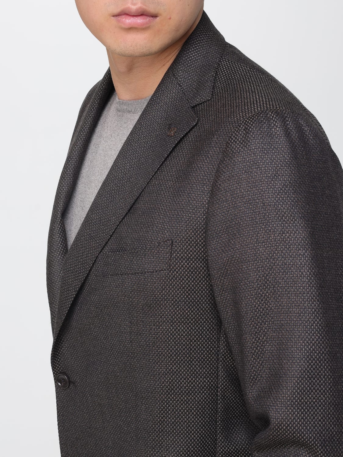 TAGLIATORE JACKET: Blazer men Tagliatore, Dark - Img 4