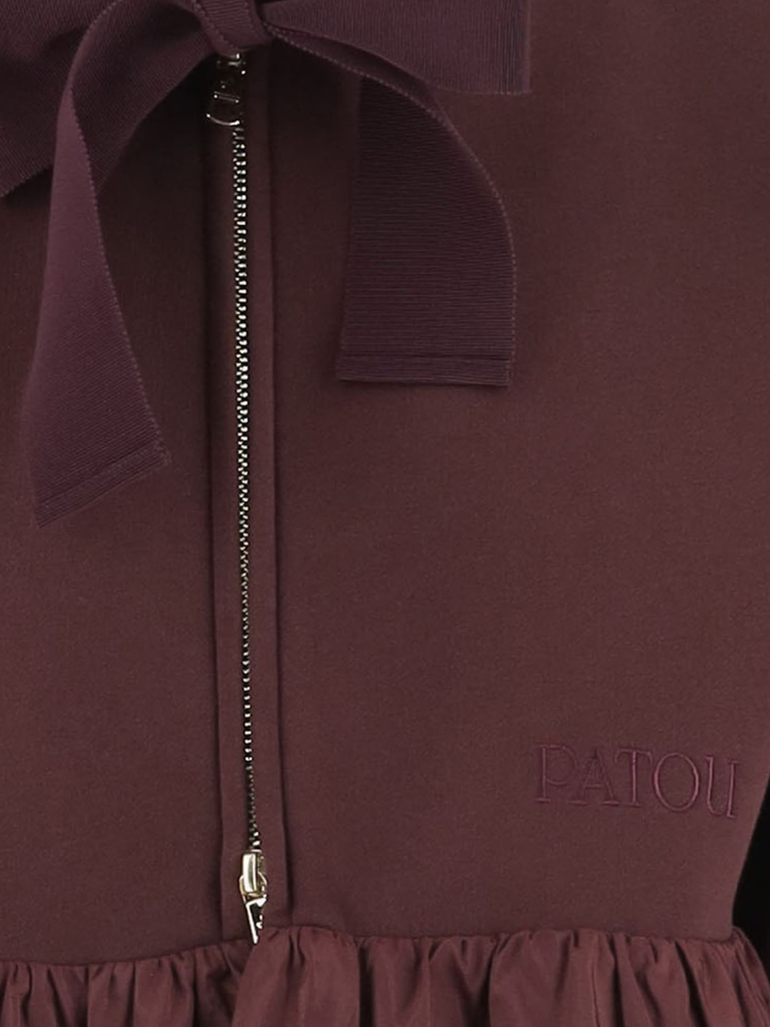 PATOU FELPA: Felpa in cotone con cappuccio Patou, Rosso - Img 3