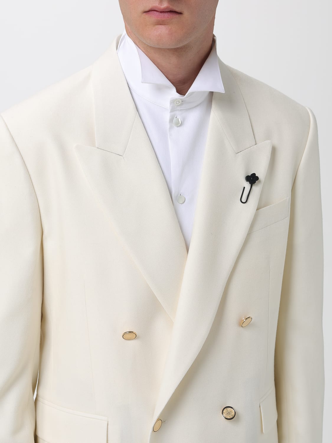 LARDINI JACKET: Jacket men Lardini, White - Img 4