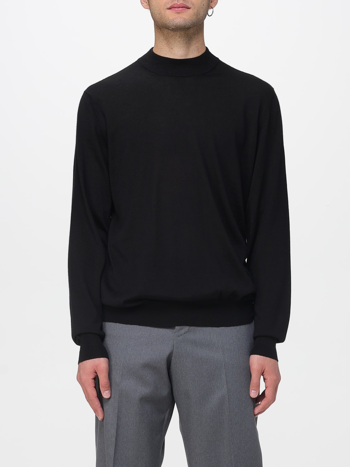 LARDINI SWEATER: Sweater men Lardini, Black - Img 1