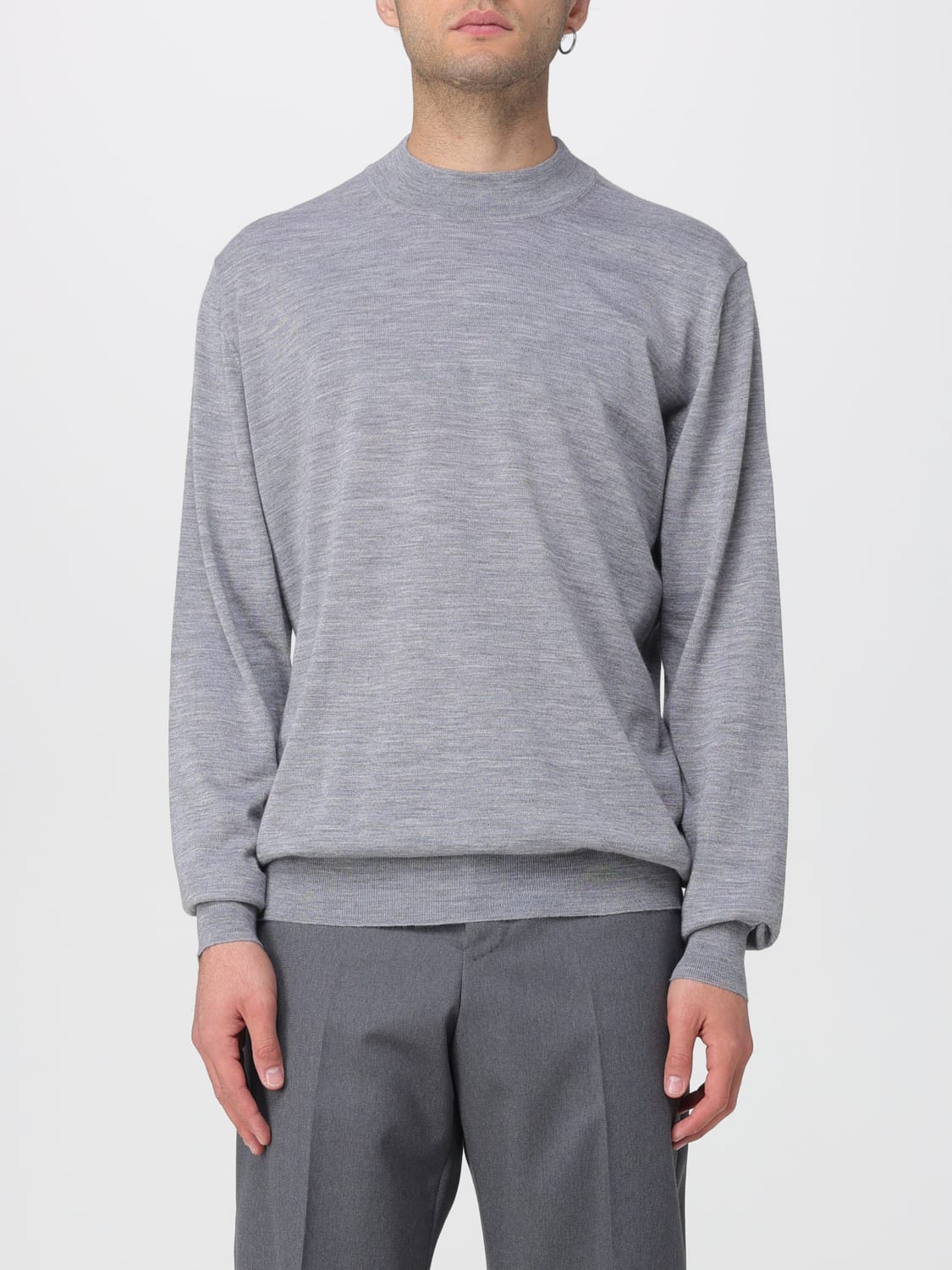 LARDINI SWEATER: Sweater men Lardini, Grey - Img 1
