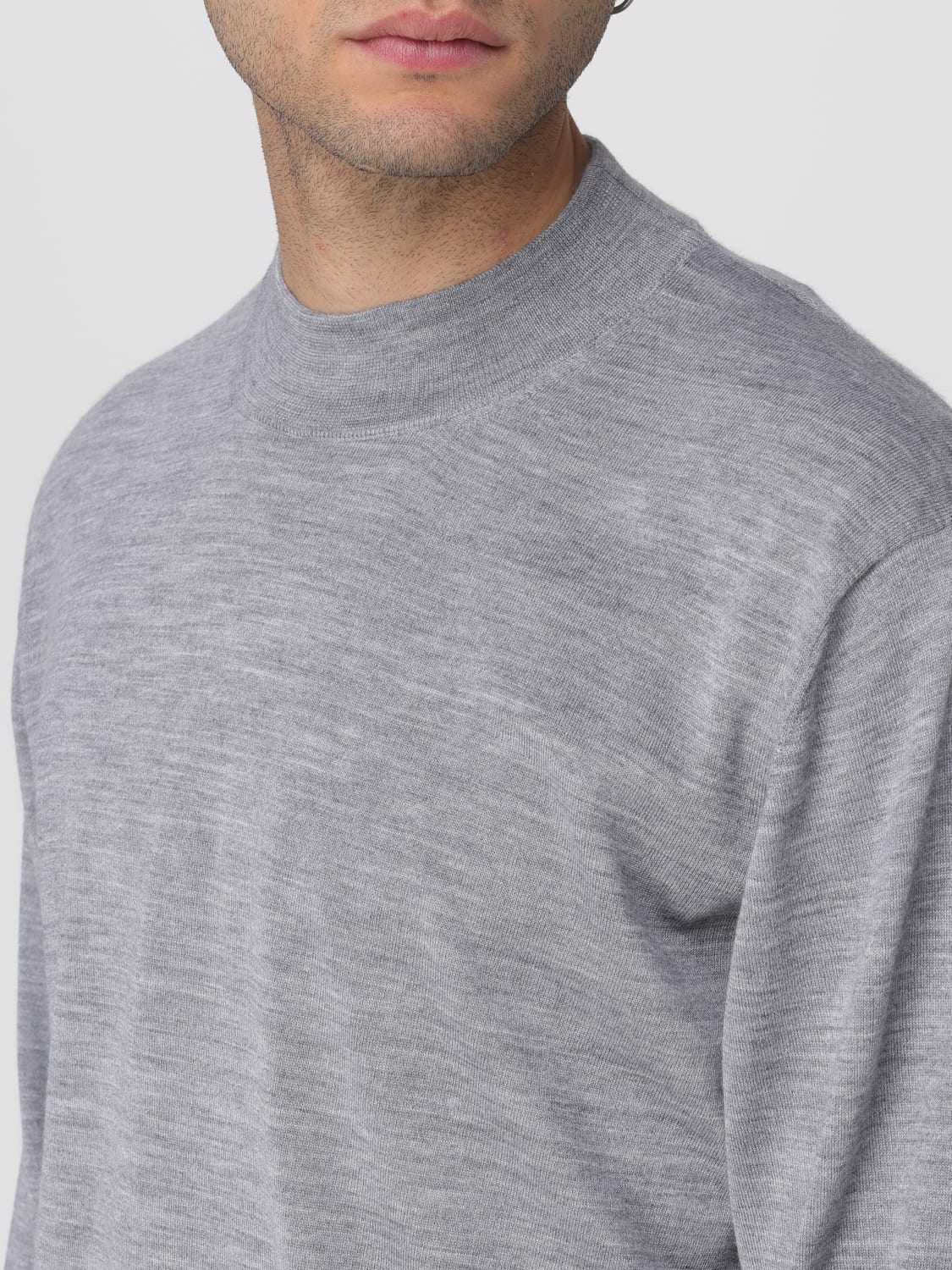 LARDINI SWEATER: Sweater men Lardini, Grey - Img 3