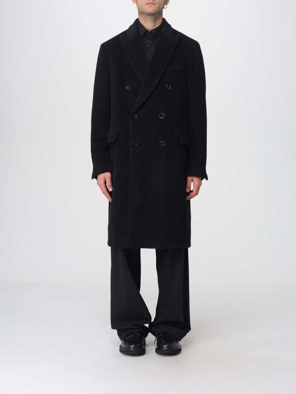 LARDINI COAT: Coat men Lardini, Black - Img 1