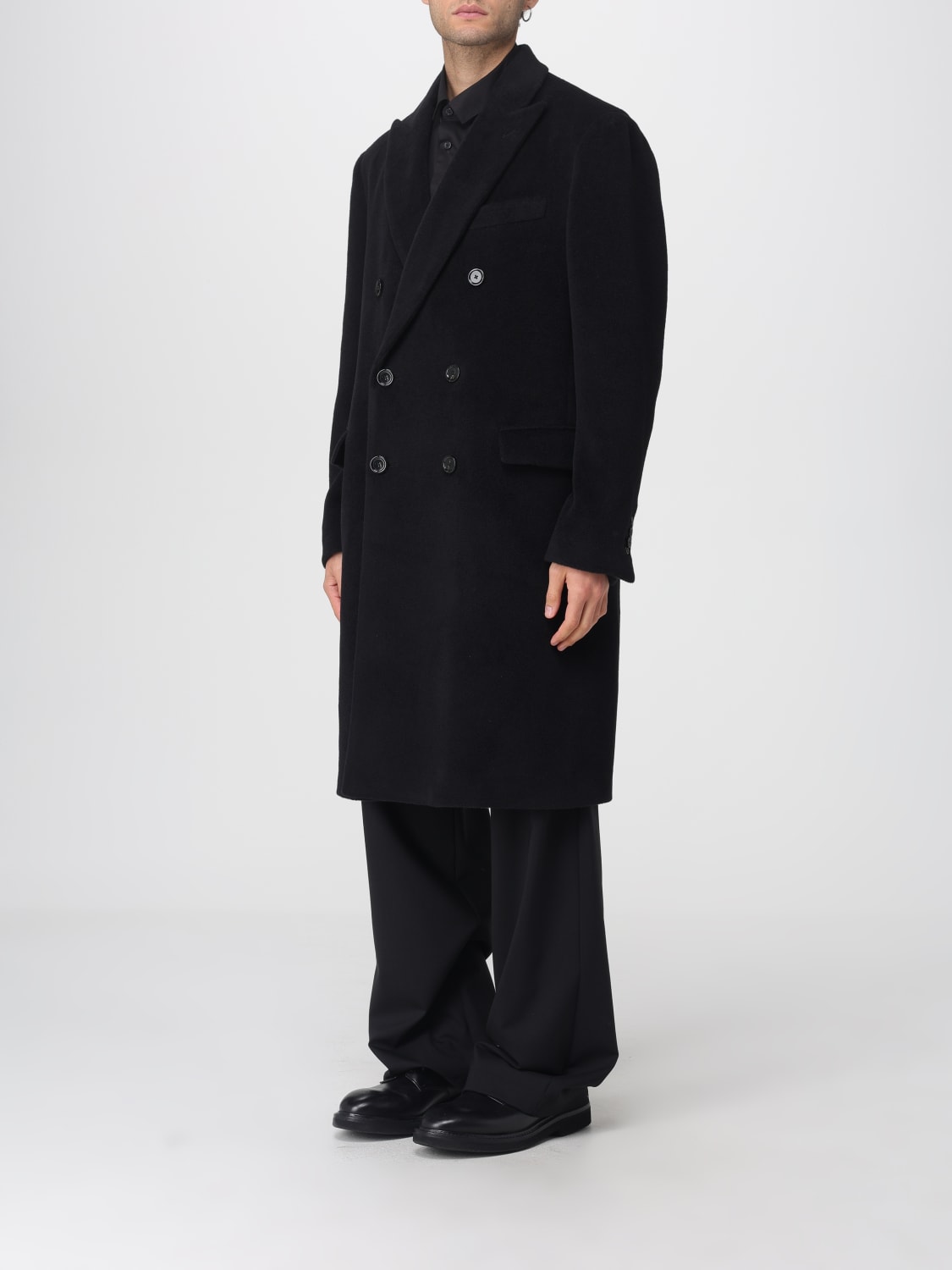 LARDINI COAT: Coat men Lardini, Black - Img 3