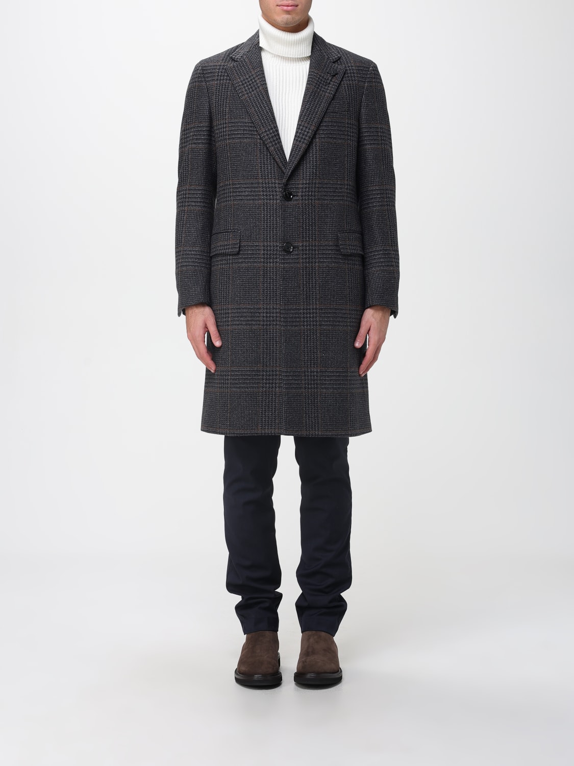 LARDINI MANTEL: Mantel herren Lardini, Grau - Img 1