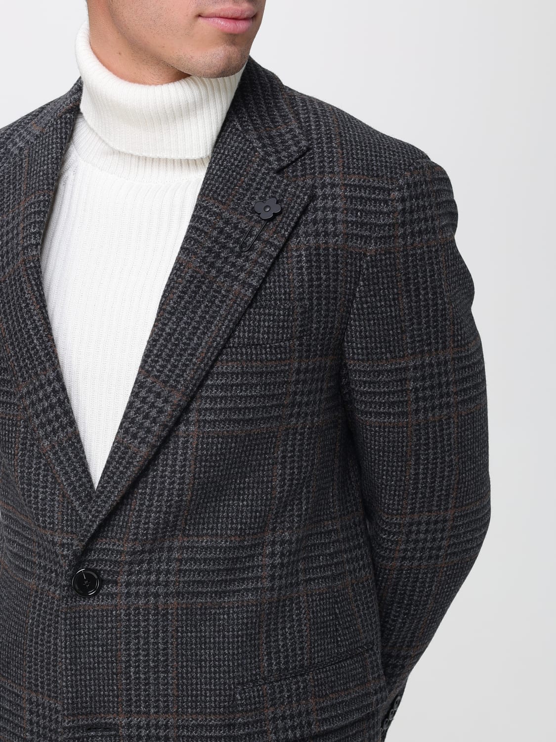 LARDINI MANTEL: Mantel herren Lardini, Grau - Img 4