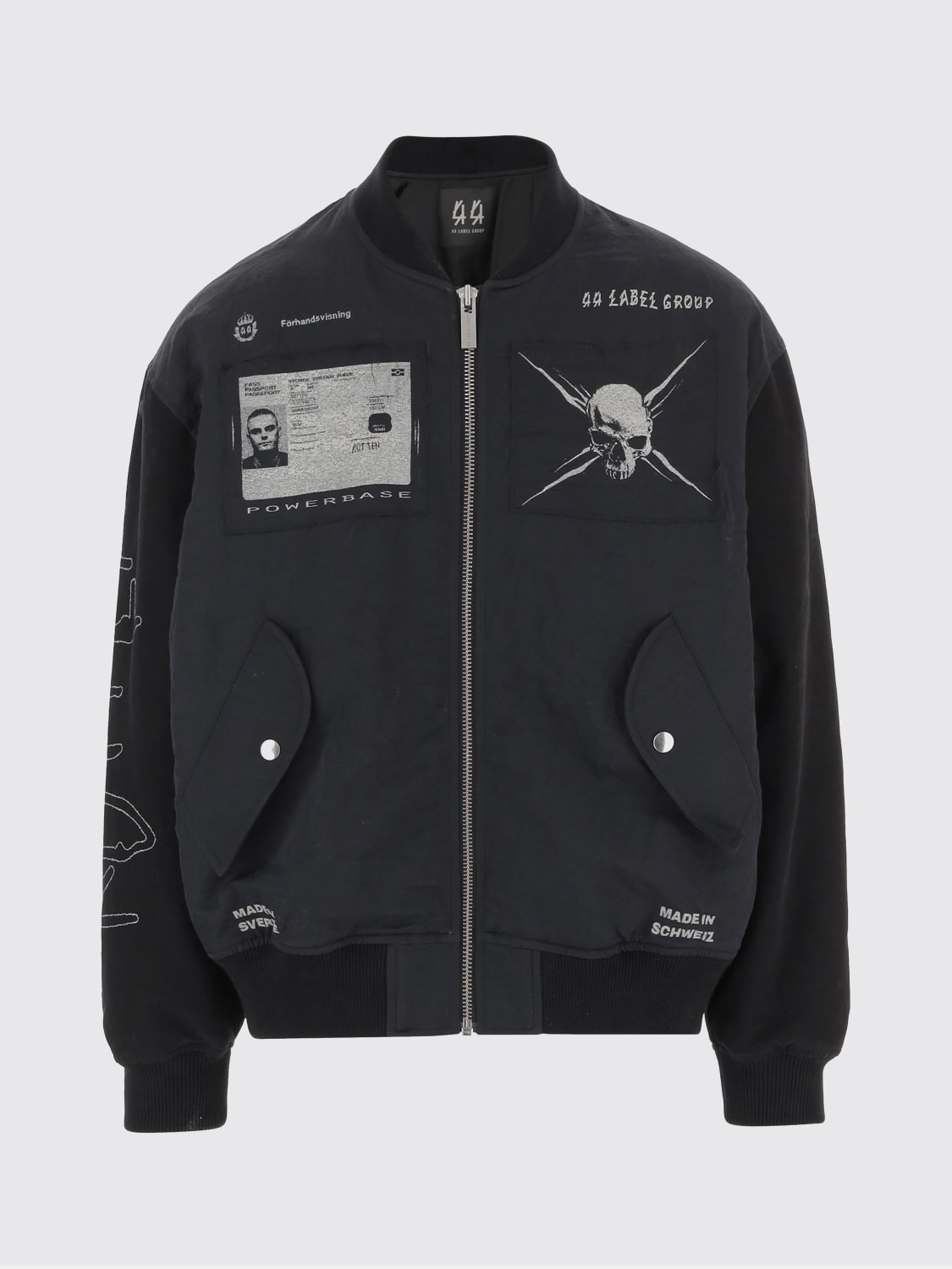 44 LABEL GROUP JACKET: Jacket men 44 Label Group, Black - Img 1