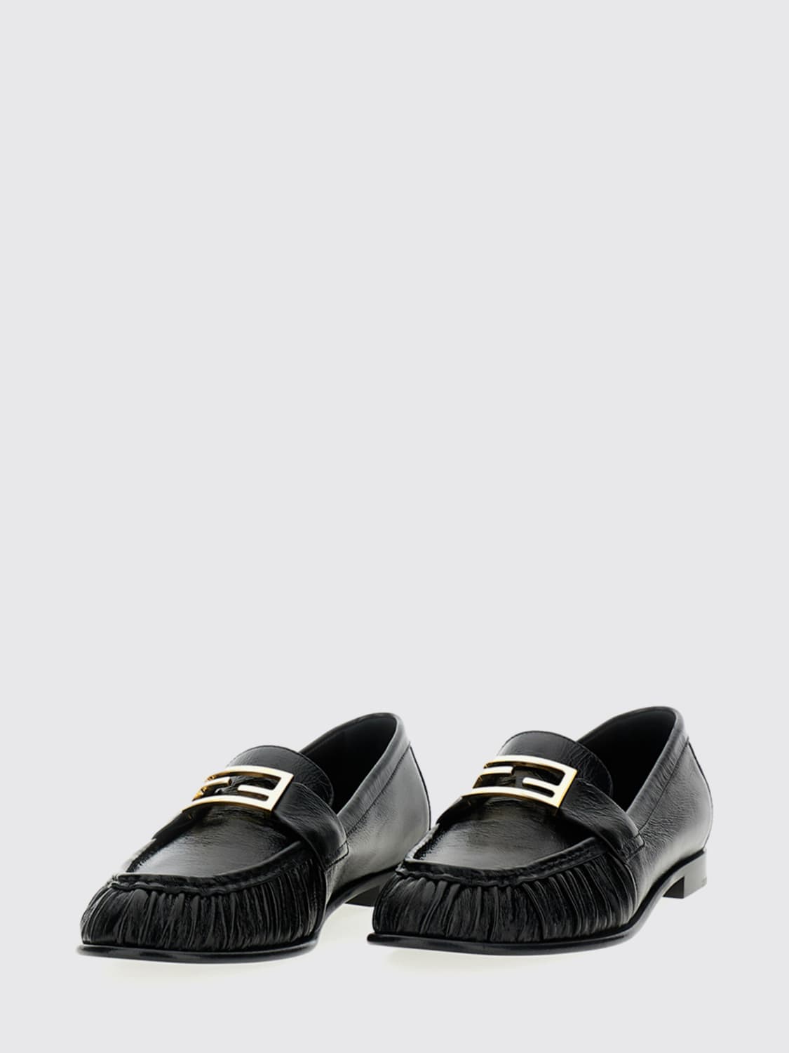FENDI LOAFER: Shoes woman Fendi, Black - Img 2