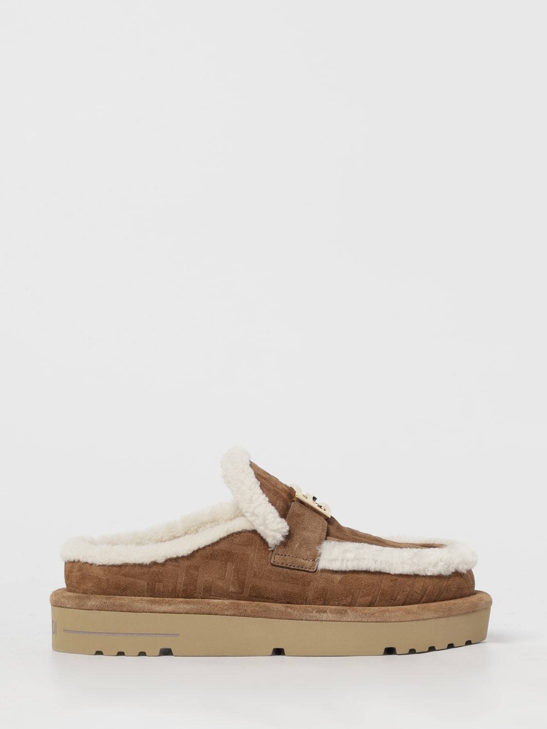 FENDI CHAUSSURES: Chaussures femme Fendi, Tabac - Img 1