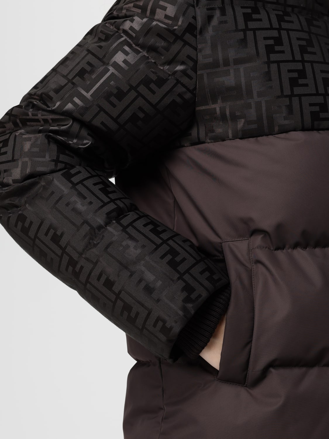 FENDI CHAQUETA: Chaqueta mujer Fendi, Marrón - Img 5