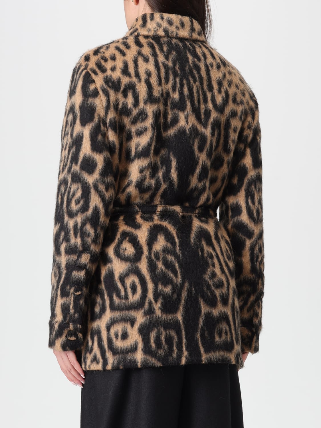 FENDI COAT: Jacket woman Fendi, Camel - Img 3