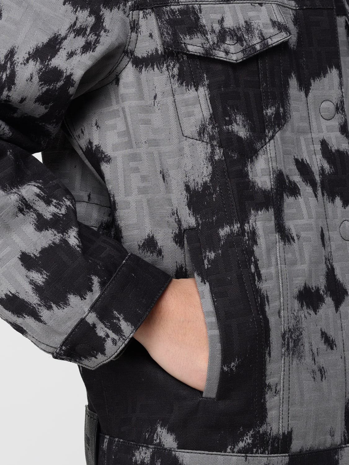 FENDI JACKET: Jacket woman Fendi, Black - Img 5