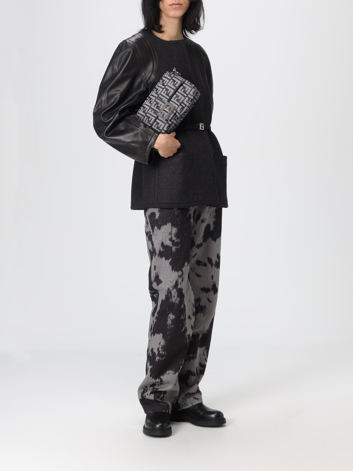 FENDI JEANS: Jeans woman Fendi, Black - Img 2