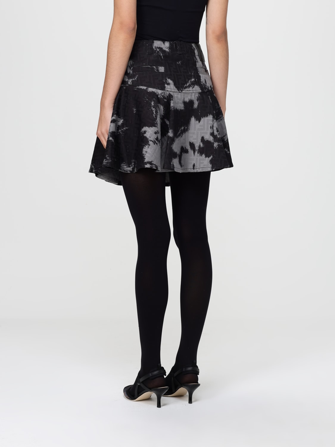 FENDI SKIRT: Skirt woman Fendi, Black - Img 3