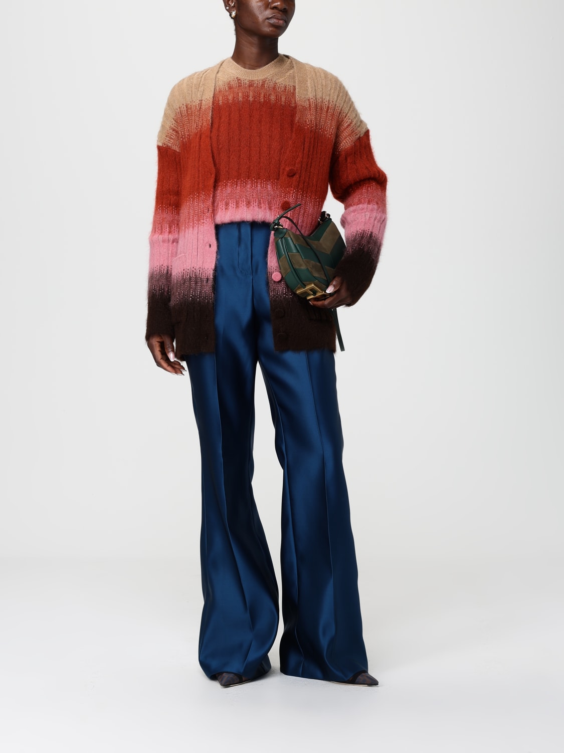 FENDI SWEATER: Top woman Fendi, Rust - Img 2