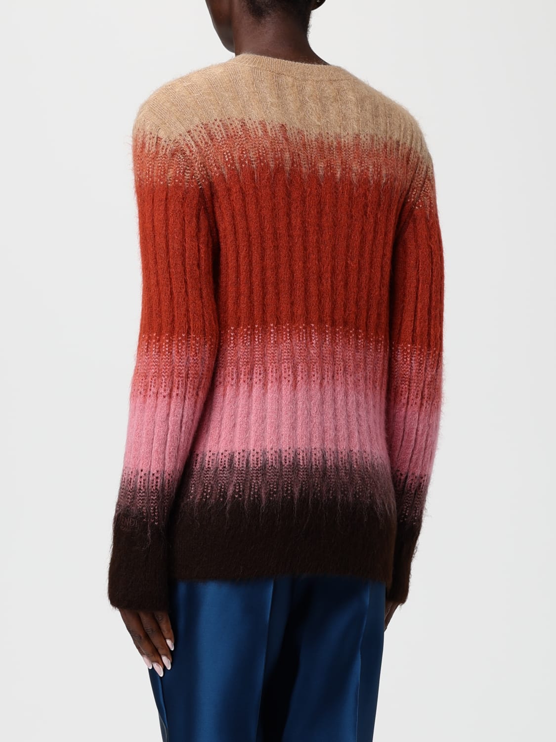 FENDI SWEATER: Top woman Fendi, Rust - Img 3