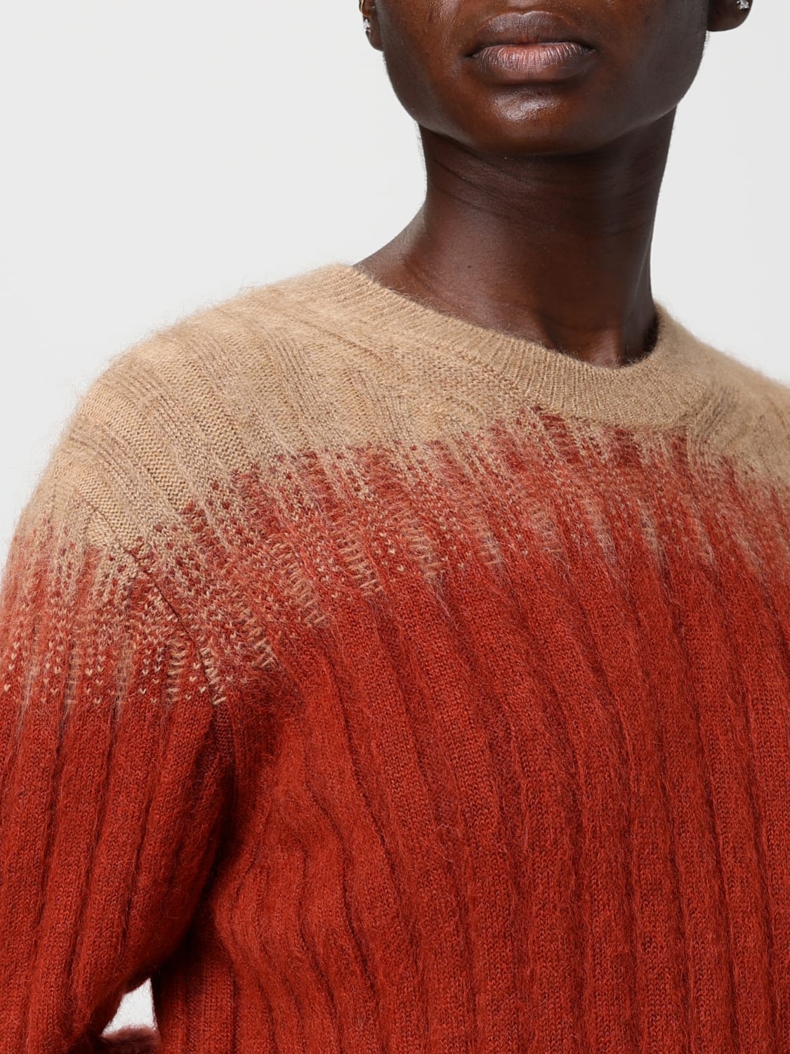 FENDI SWEATER: Top woman Fendi, Rust - Img 5
