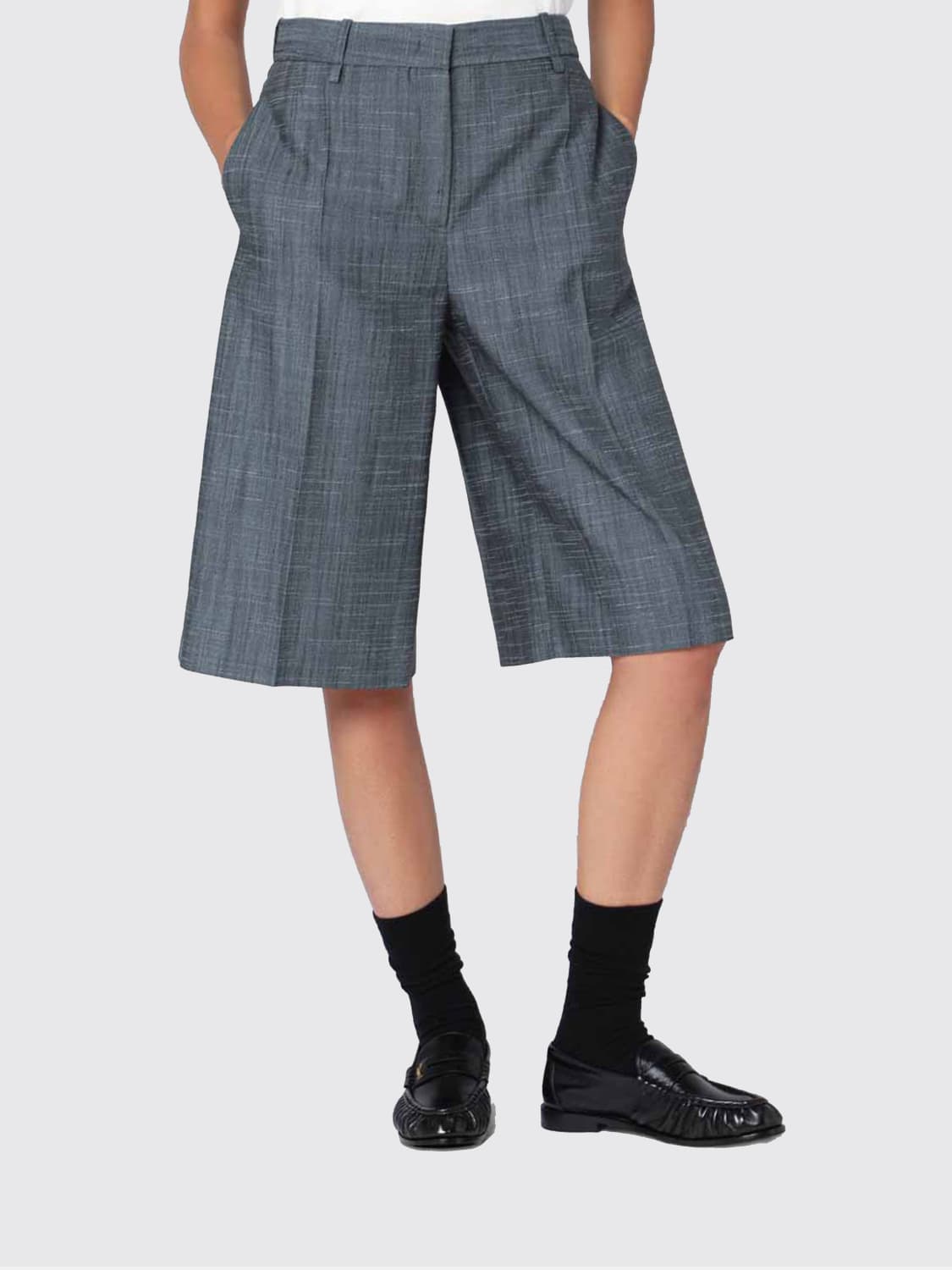 JIL SANDER PANTALONES CORTOS: Pantalones cortos mujer Jil Sander, Gris - Img 4