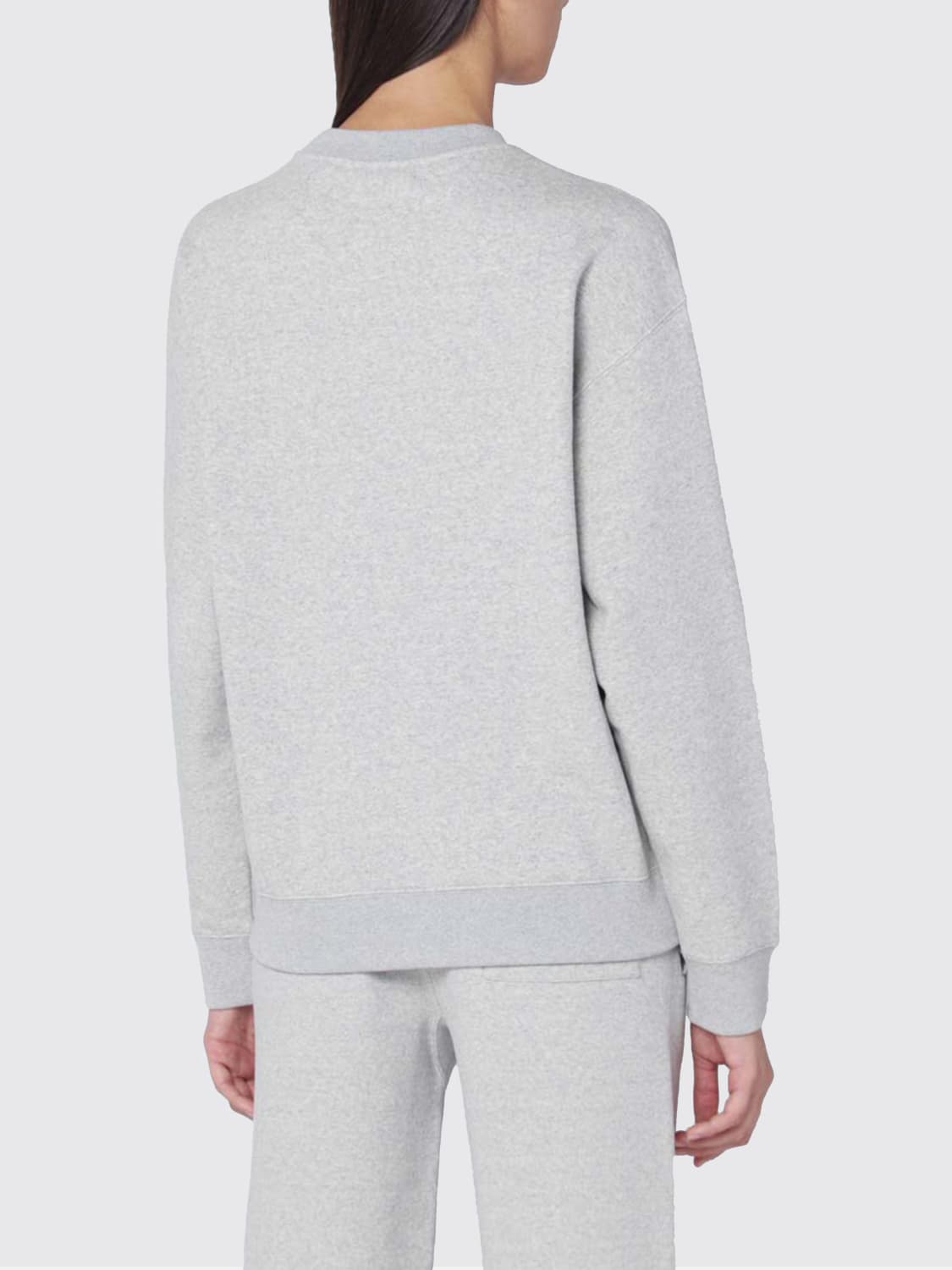 JIL SANDER FELPA: Felpa girocollo Jil Sander in cotone con logo , Verde - Img 3