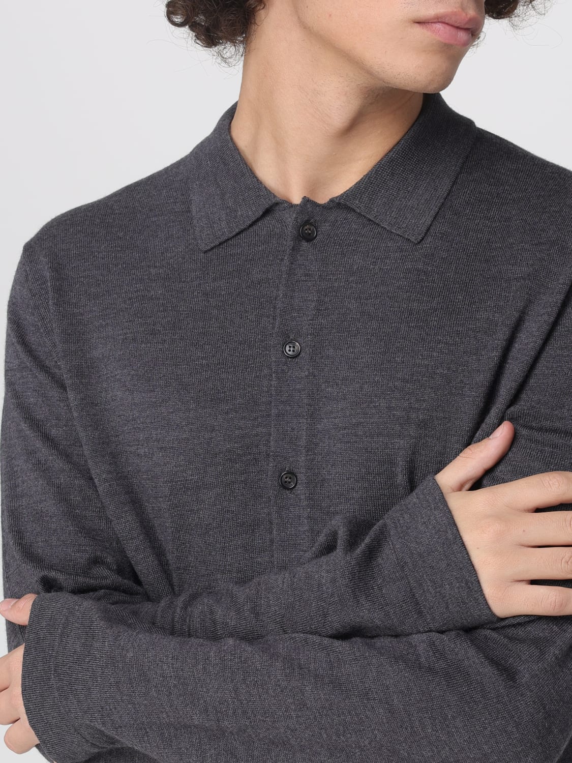 ZANONE CAMICIA: Camicia Zanone in lana vergine , Grigio - Img 3