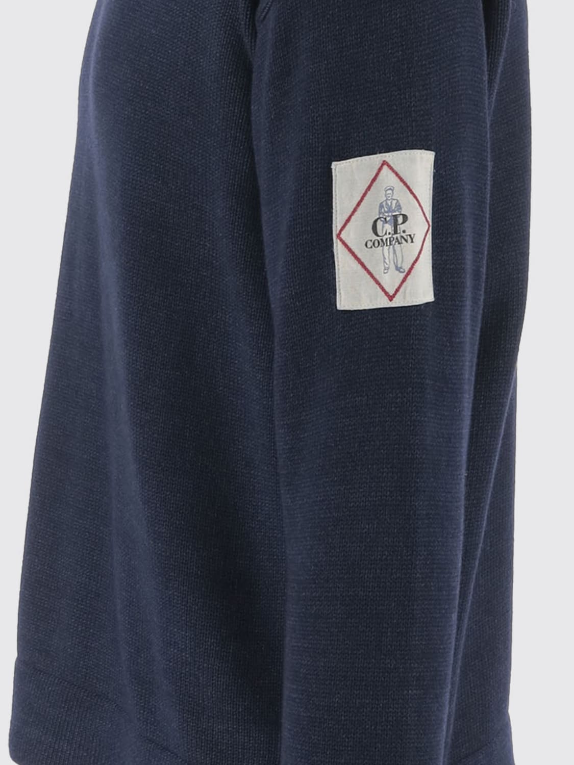 C.P. COMPANY SWEATER: Sweatshirt men C.P. Company, Blue - Img 3