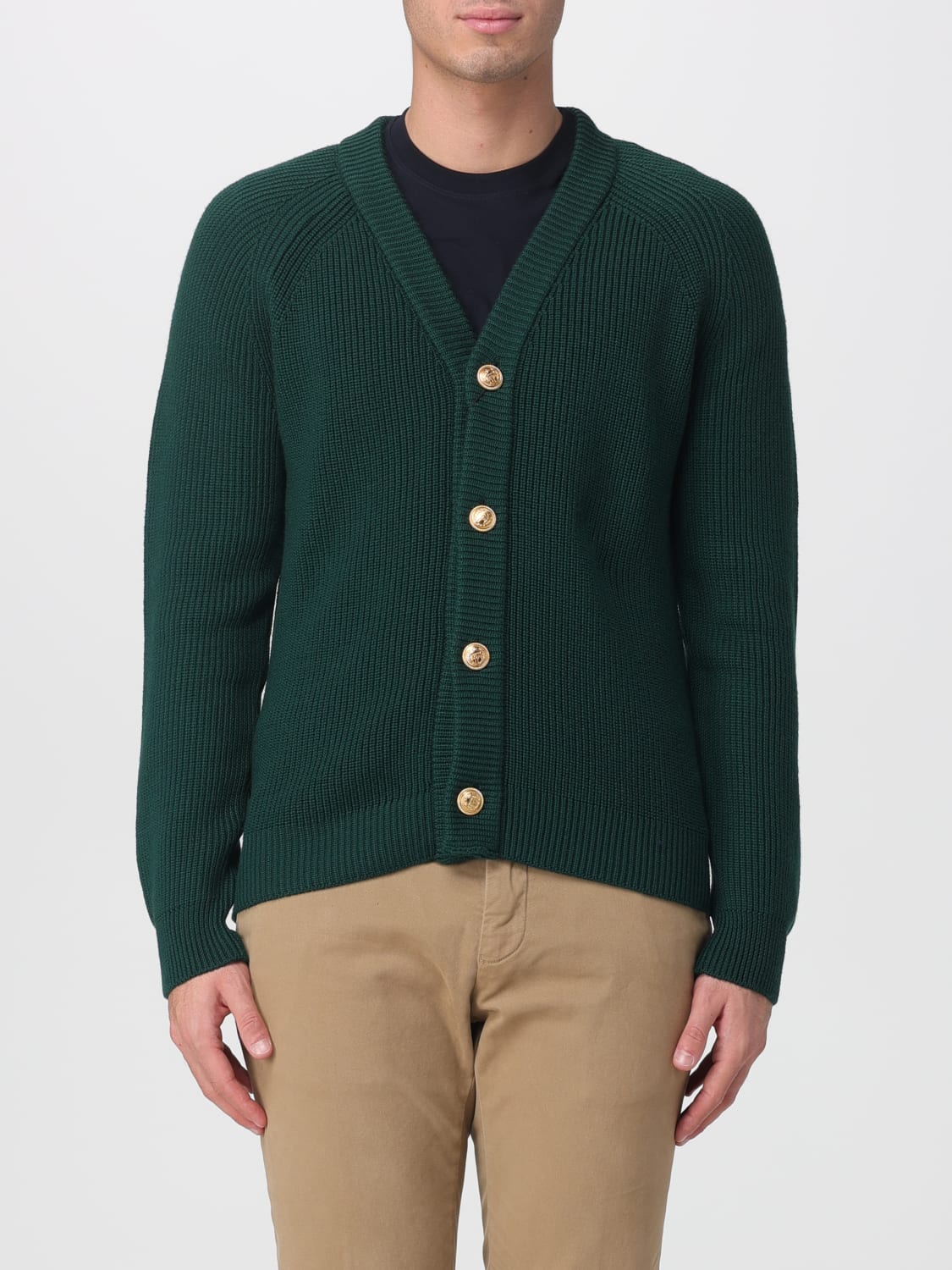 ZANONE SWEATER: Cardigan men Zanone, Green - Img 1