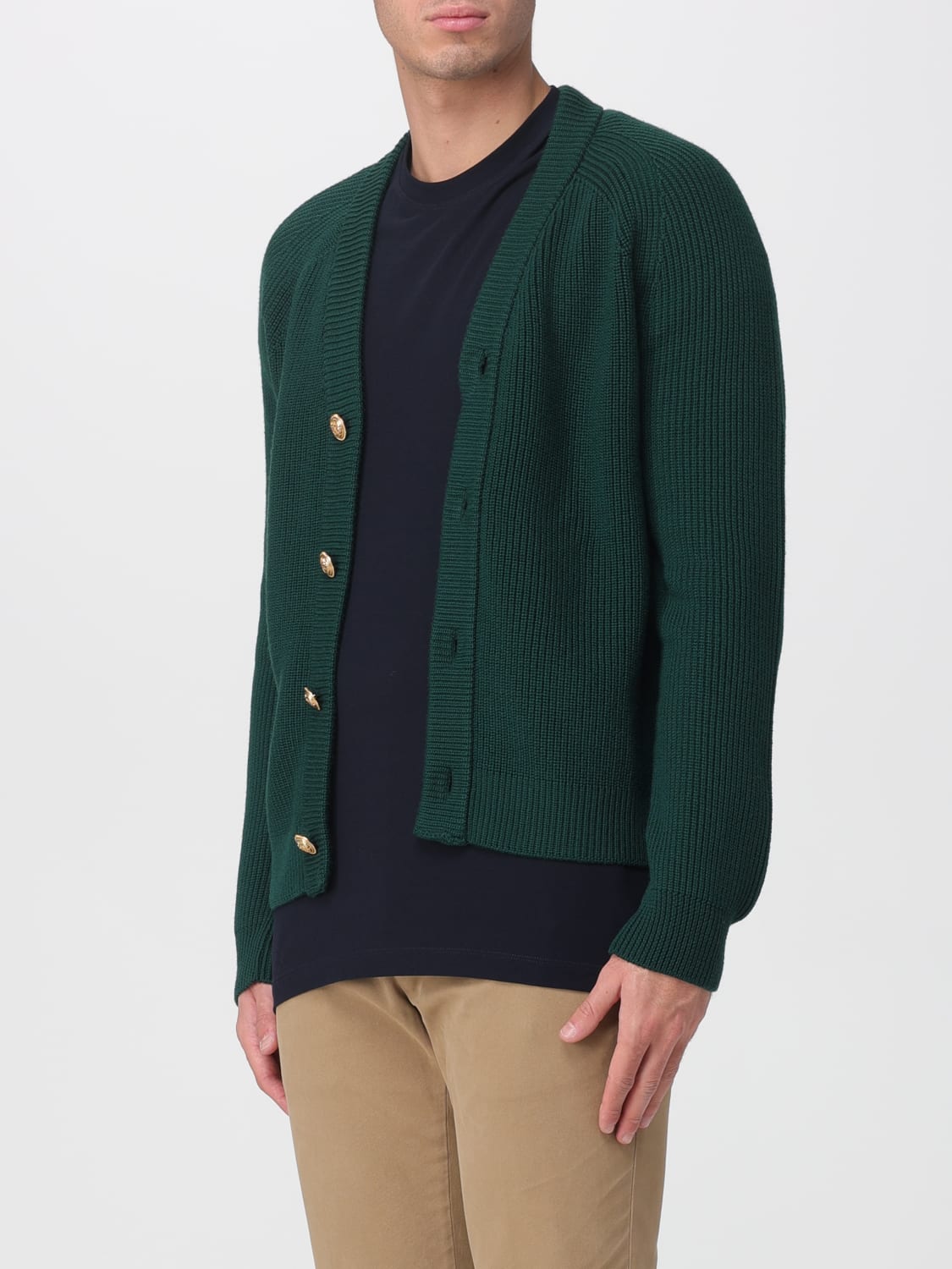 ZANONE SWEATER: Cardigan men Zanone, Green - Img 3