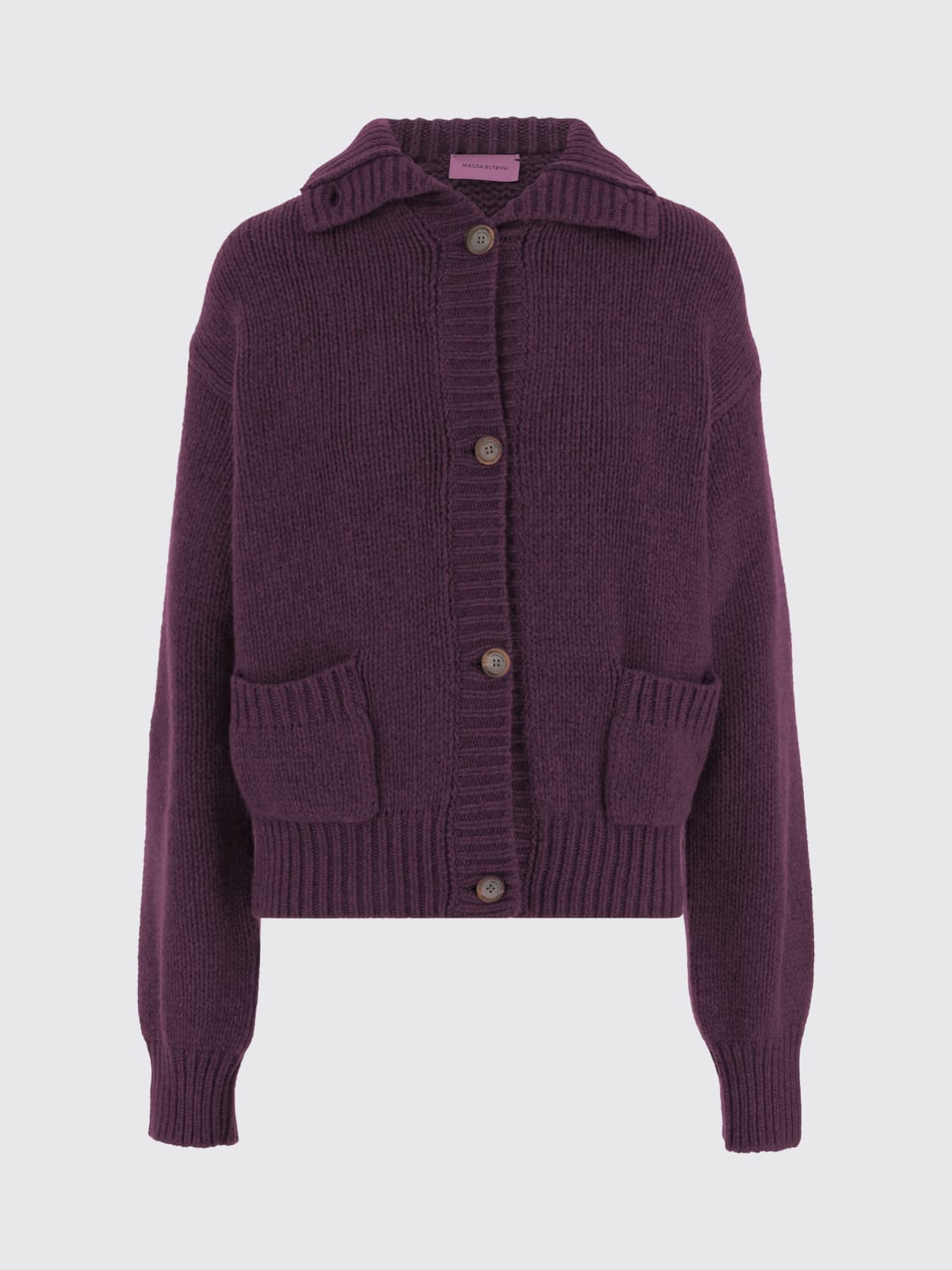 MAGDA BUTRYM SWEATER: Sweater woman Magda Butrym, Burgundy - Img 1