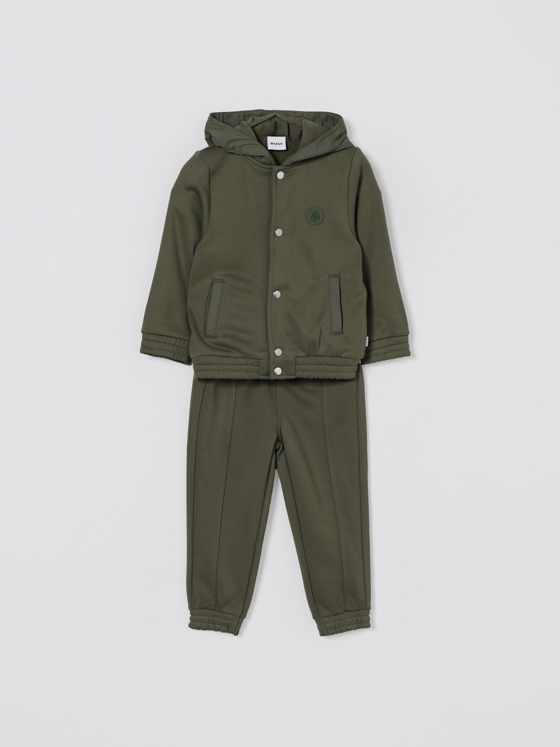 BOSS JUMPSUIT: Jumpsuit kids Boss, Green - Img 1