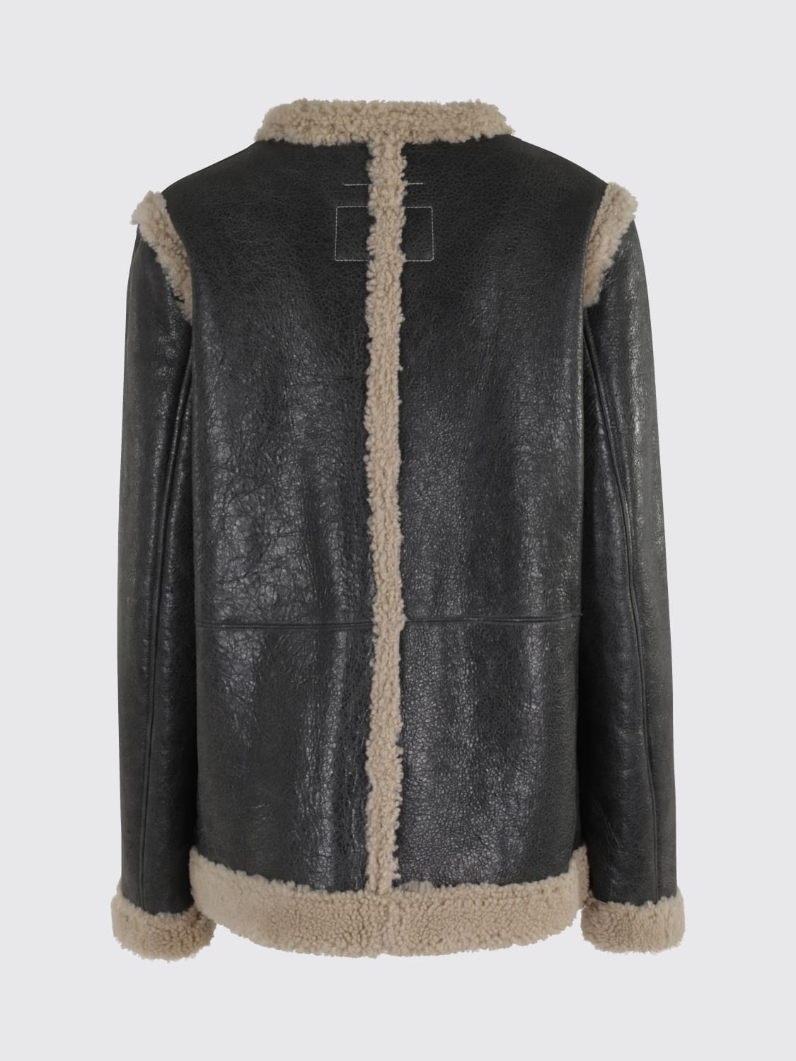 MM6 MAISON MARGIELA FUR COAT: Jacket woman Mm6 Maison Margiela, Black - Img 2