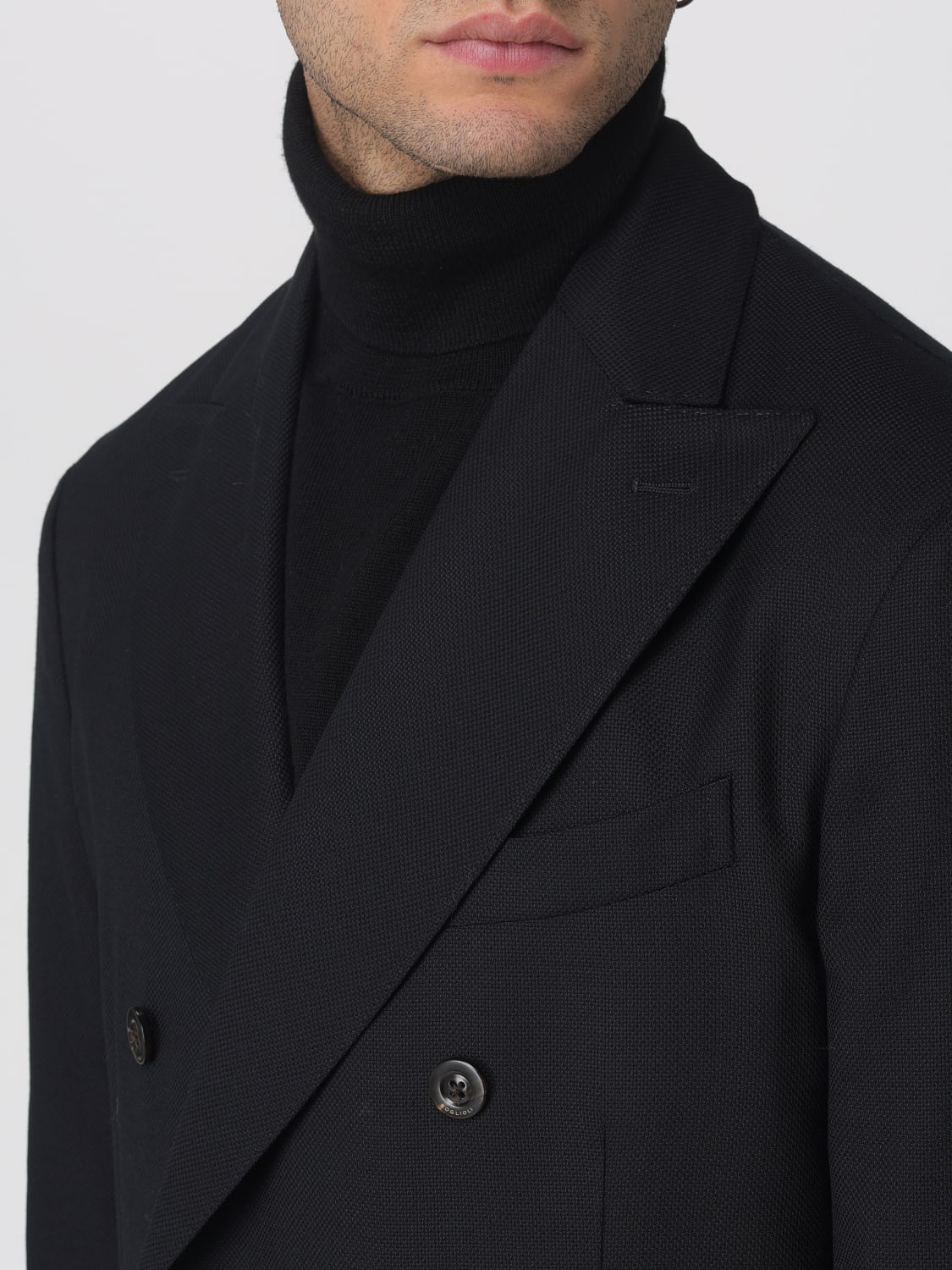 BOGLIOLI ジャケット: ジャケット メンズ Boglioli, ブラック - Img 4