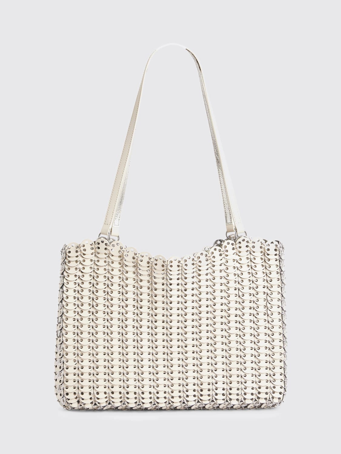 RABANNE SHOULDER BAG: Shoulder bag woman Rabanne, White - Img 1