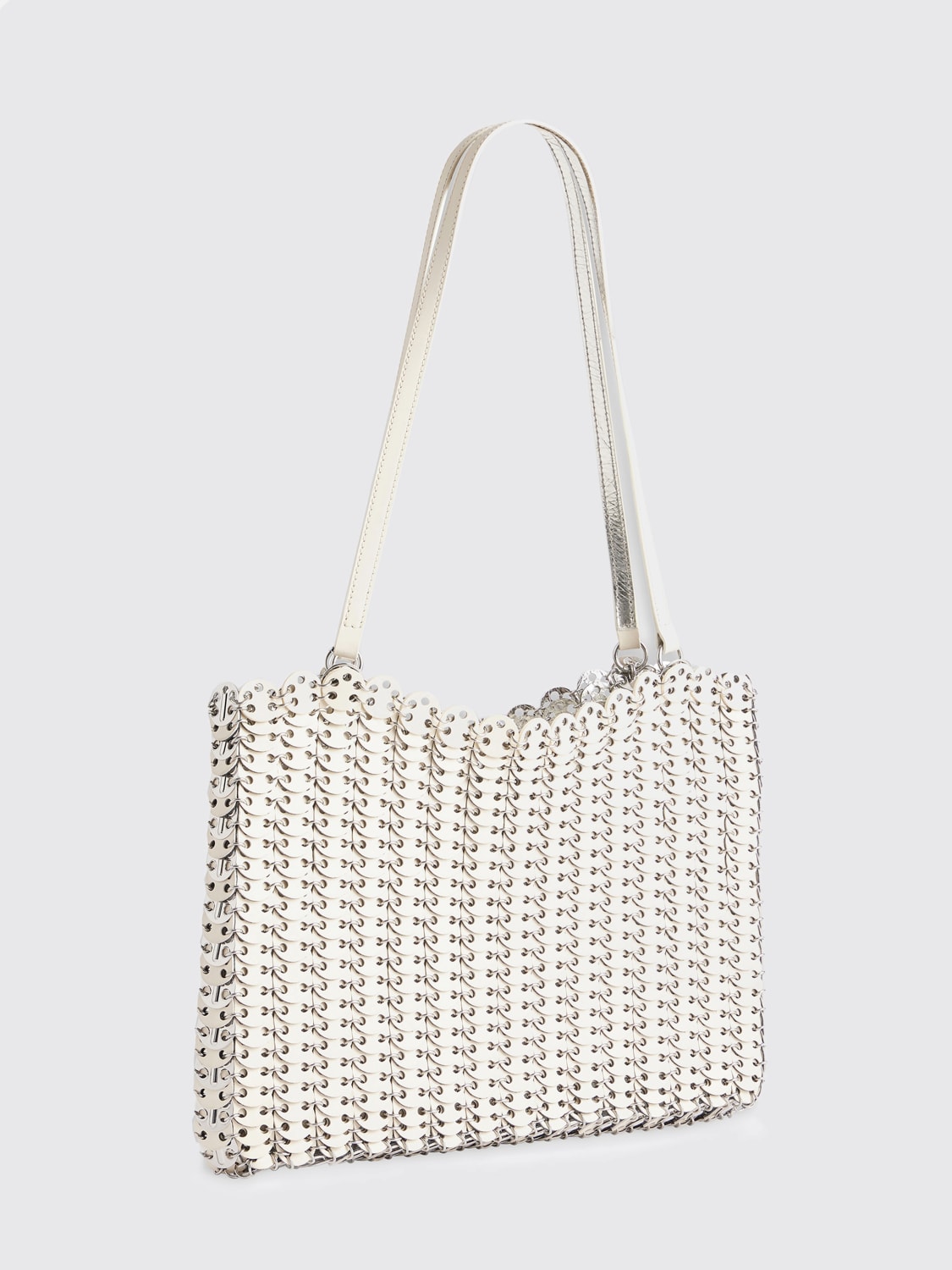 RABANNE SHOULDER BAG: Shoulder bag woman Rabanne, White - Img 2