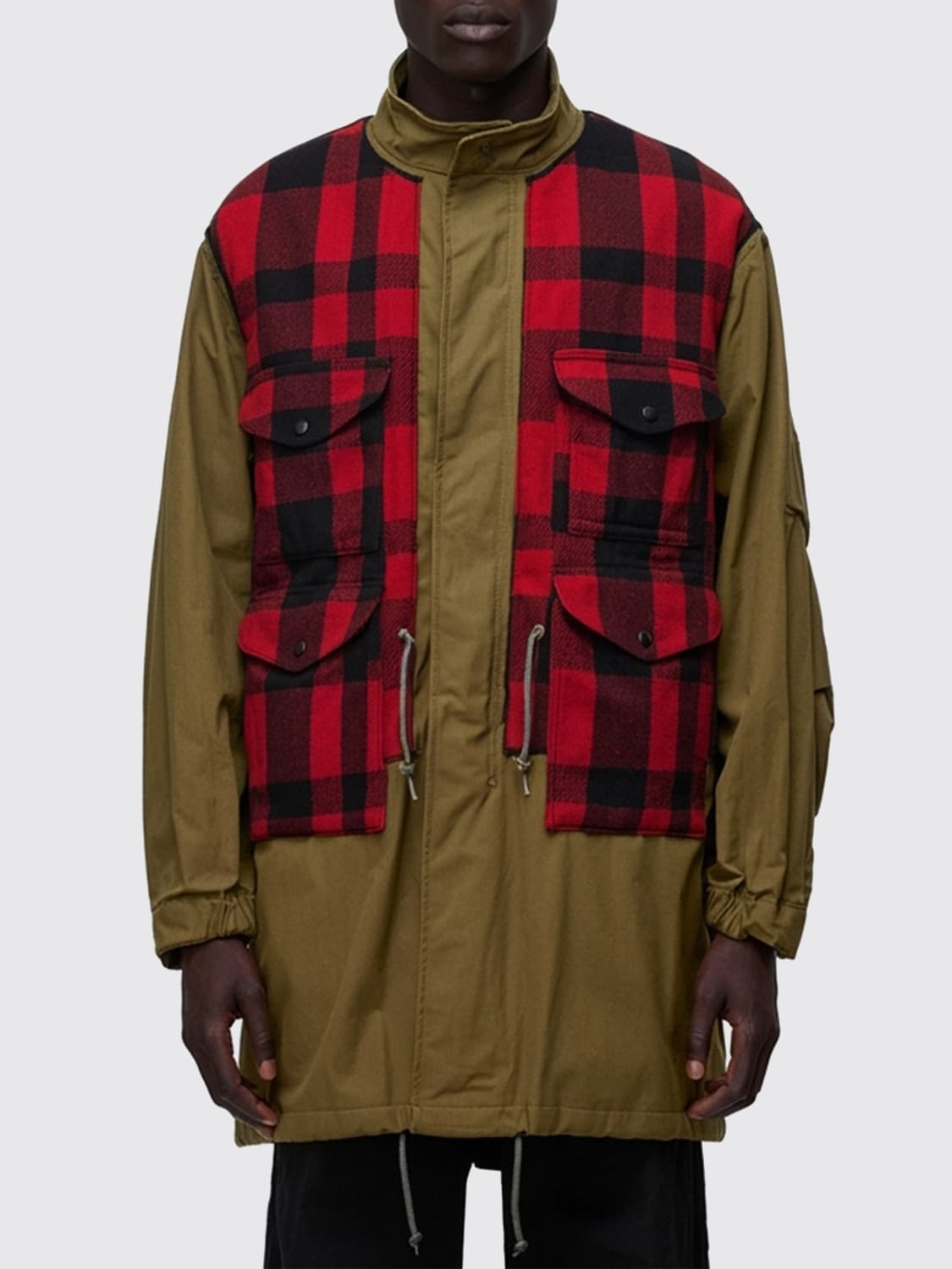 JUNYA WATANABE COAT: Coat men Junya Watanabe, Green - Img 1