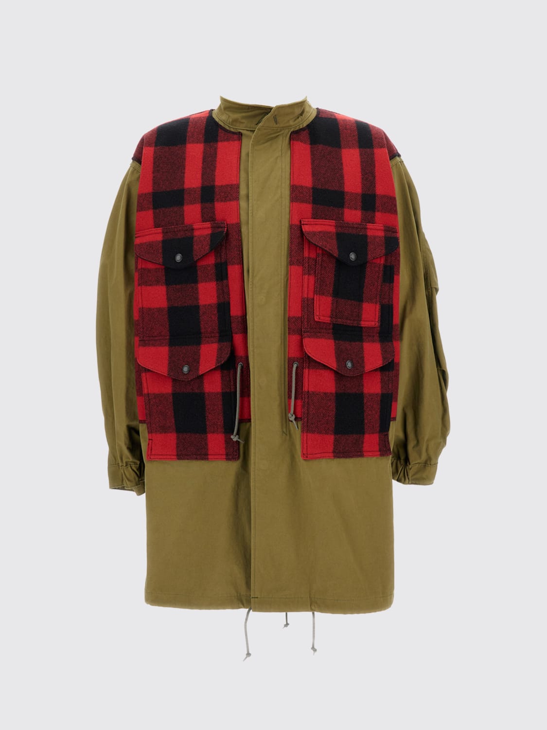 JUNYA WATANABE COAT: Coat men Junya Watanabe, Green - Img 2