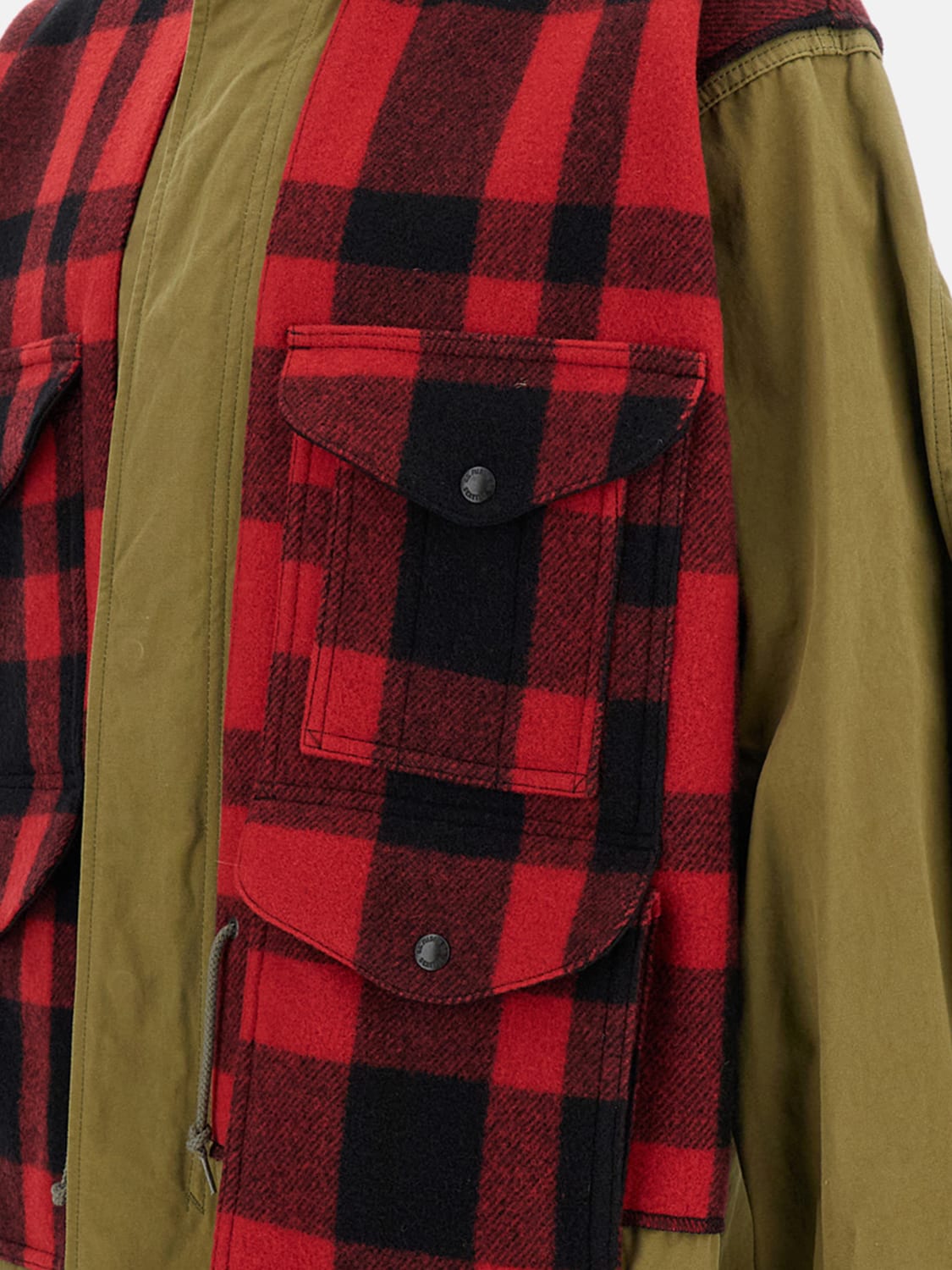 JUNYA WATANABE COAT: Coat men Junya Watanabe, Green - Img 4