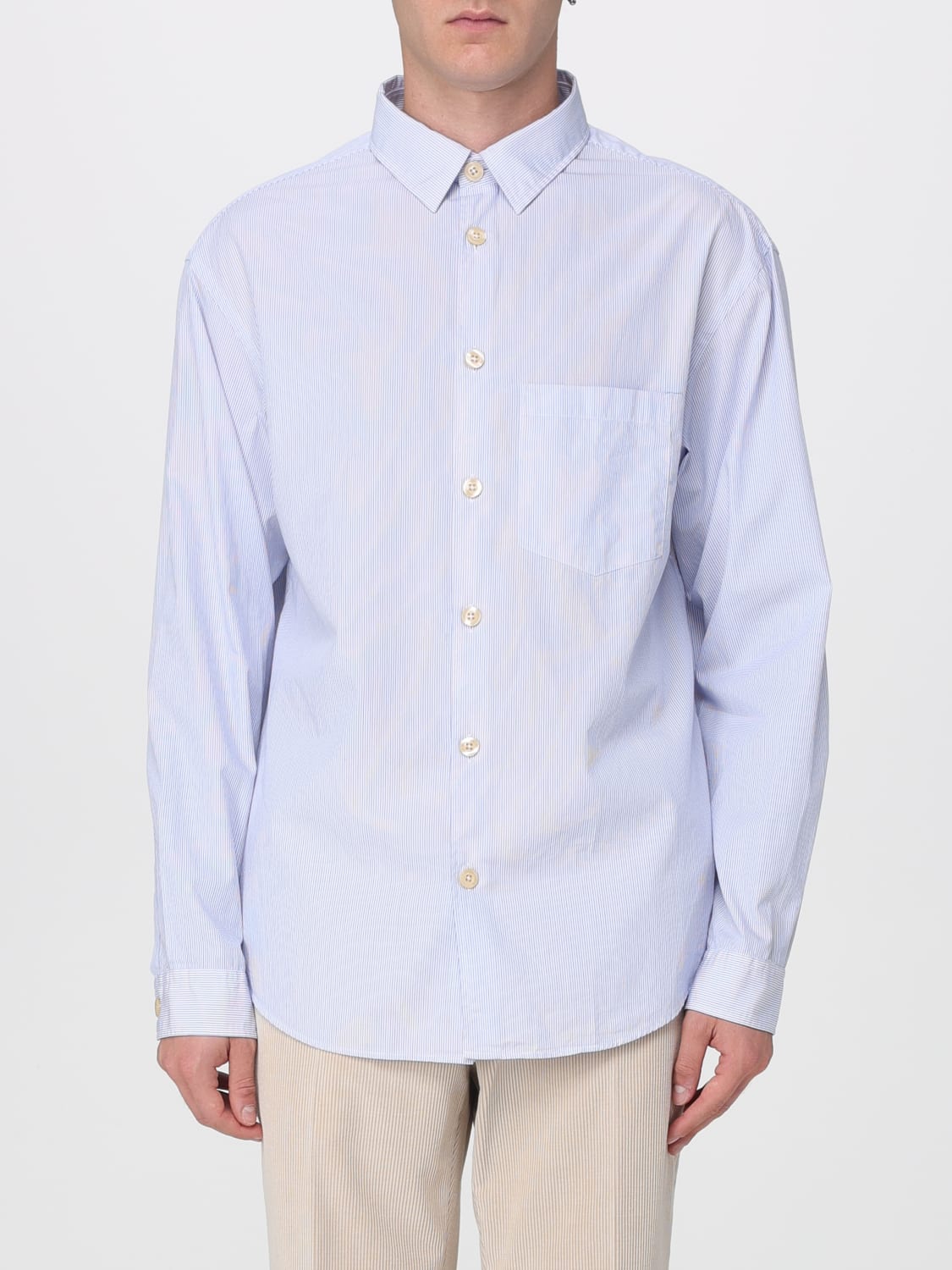 TINTORIA MATTEI SHIRT: Sweater men Tintoria Mattei, Blue - Img 1