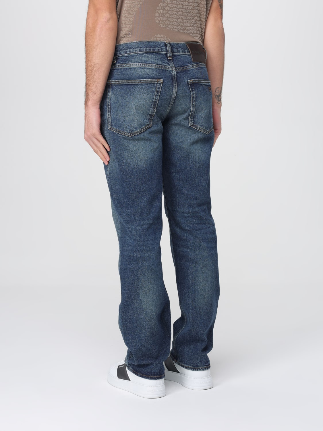 EMPORIO ARMANI JEANS: Jeans men Emporio Armani, Navy - Img 2