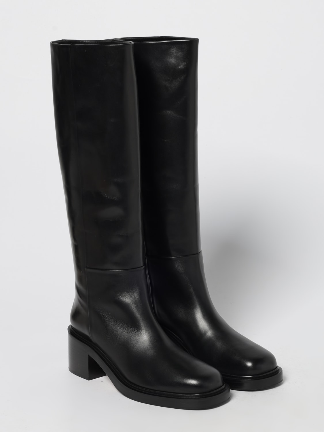 AEYDE STIVALI: Stivale Aeyde in pelle , Nero - Img 2