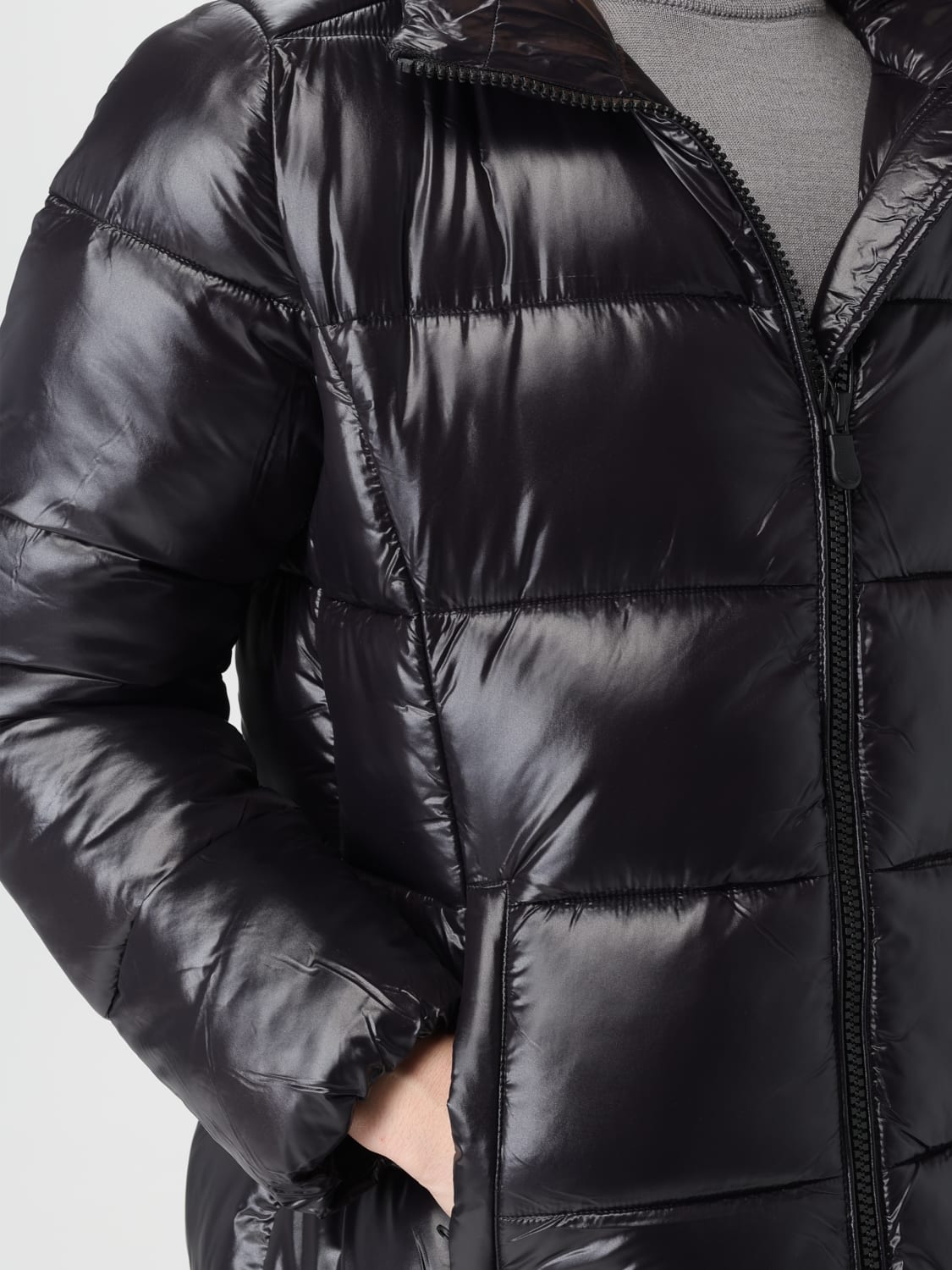 SAVE THE DUCK CHAQUETA: Abrigo mujer Save The Duck, Negro - Img 4