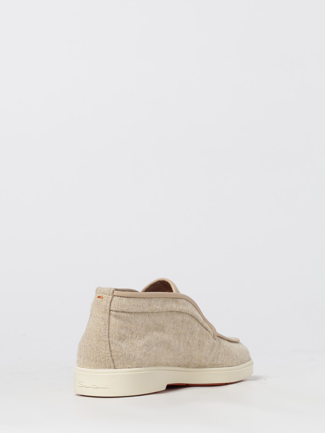 SANTONI BOOTS: Sneakers woman Santoni, Beige - Img 3