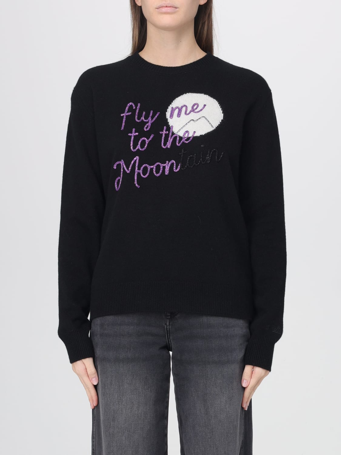 MC2 SAINT BARTH SWEATER: Sweater woman Mc2 Saint Barth, Black - Img 1