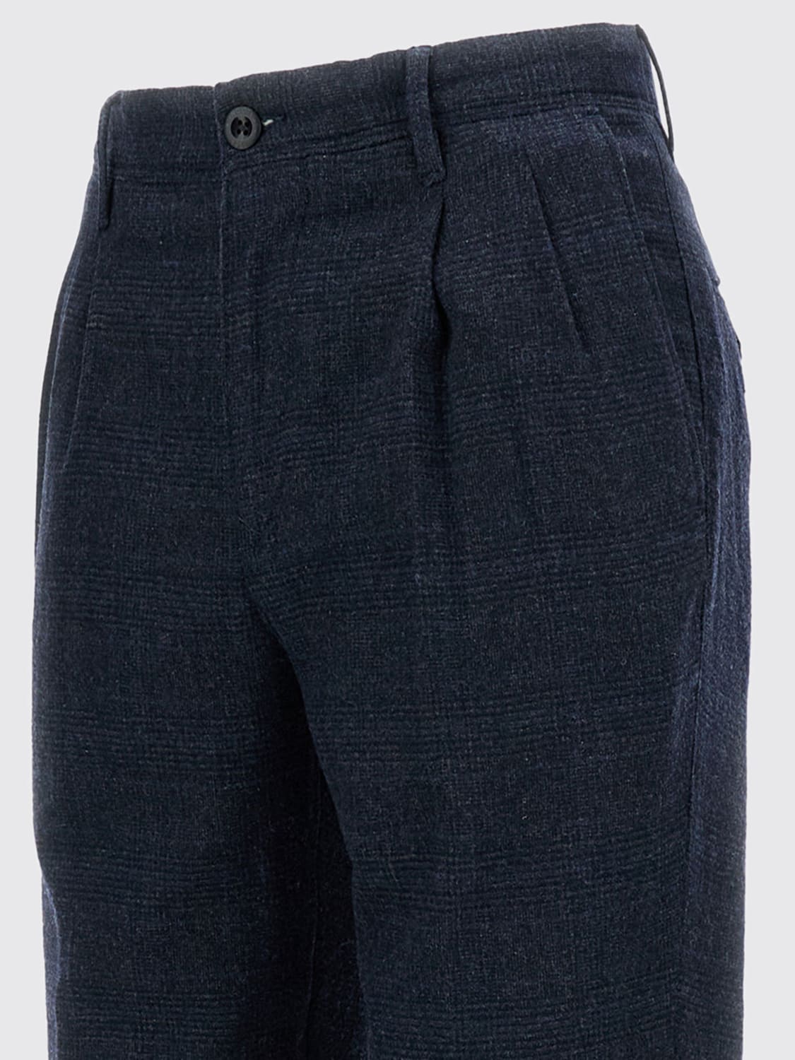 INCOTEX PANTALONES: Pantalones hombre Incotex, Azul Oscuro - Img 3
