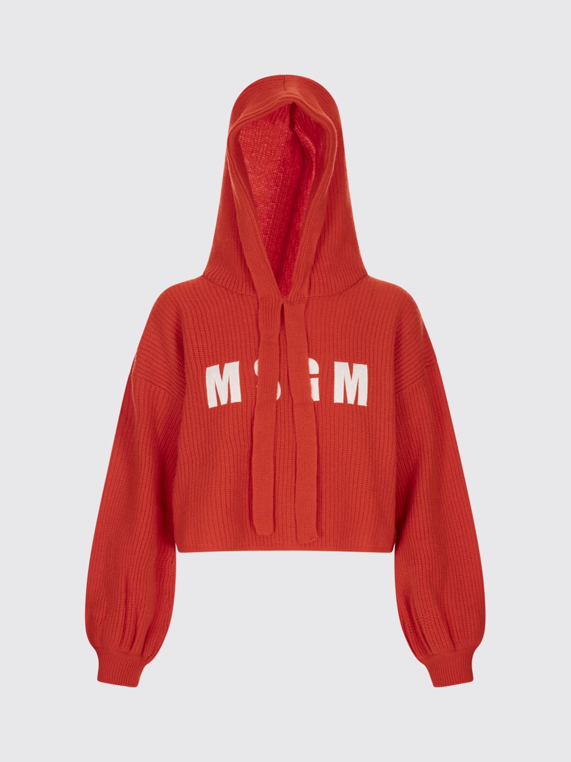 MSGM SWEAT-SHIRT: Pull femme MSGM, Rouge - Img 1