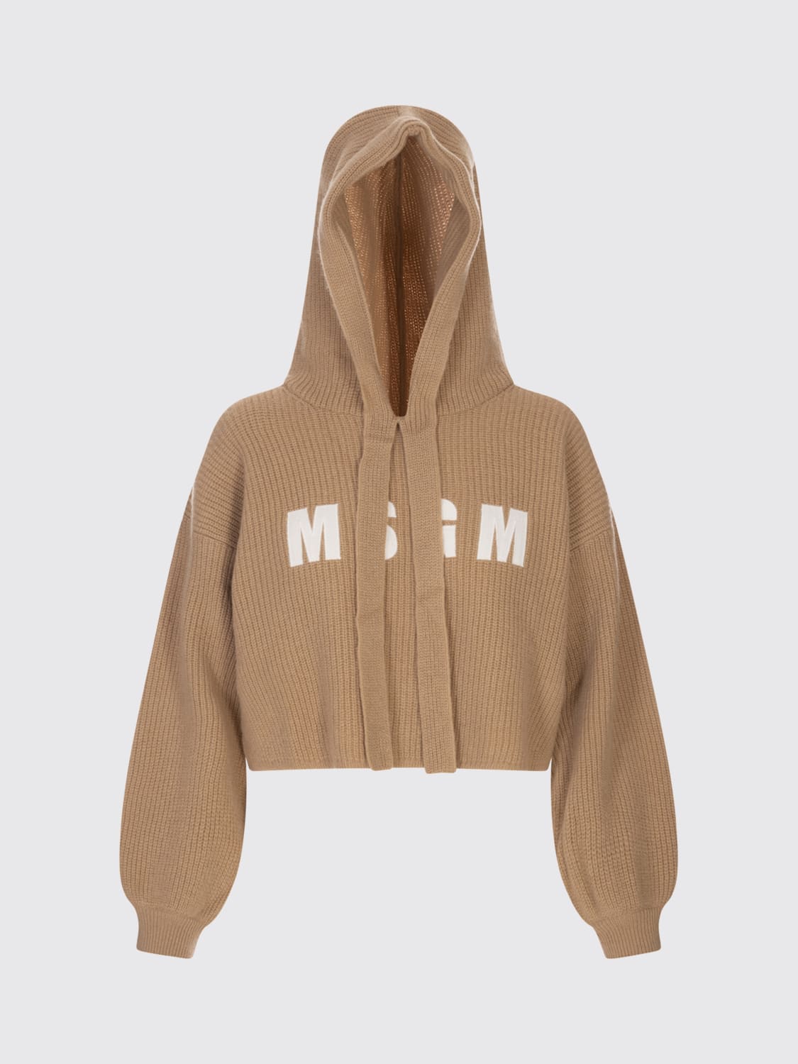 MSGM SWEATSHIRT: Pullover damen MSGM, Braun - Img 1
