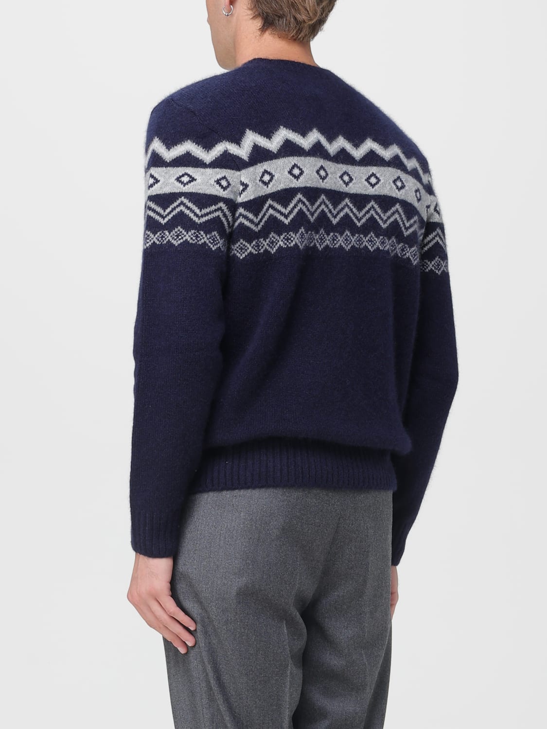 ELEVENTY 毛衣: 毛衣 男士 Eleventy, 黑色 - Img 2