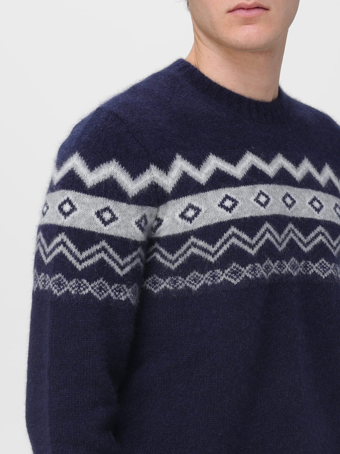 ELEVENTY 毛衣: 毛衣 男士 Eleventy, 黑色 - Img 3