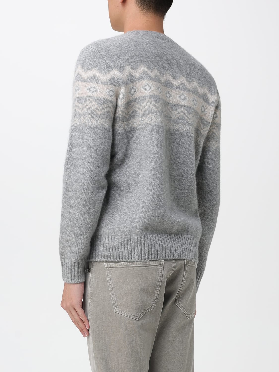 ELEVENTY SWEATER: Sweater men Eleventy, Grey - Img 2