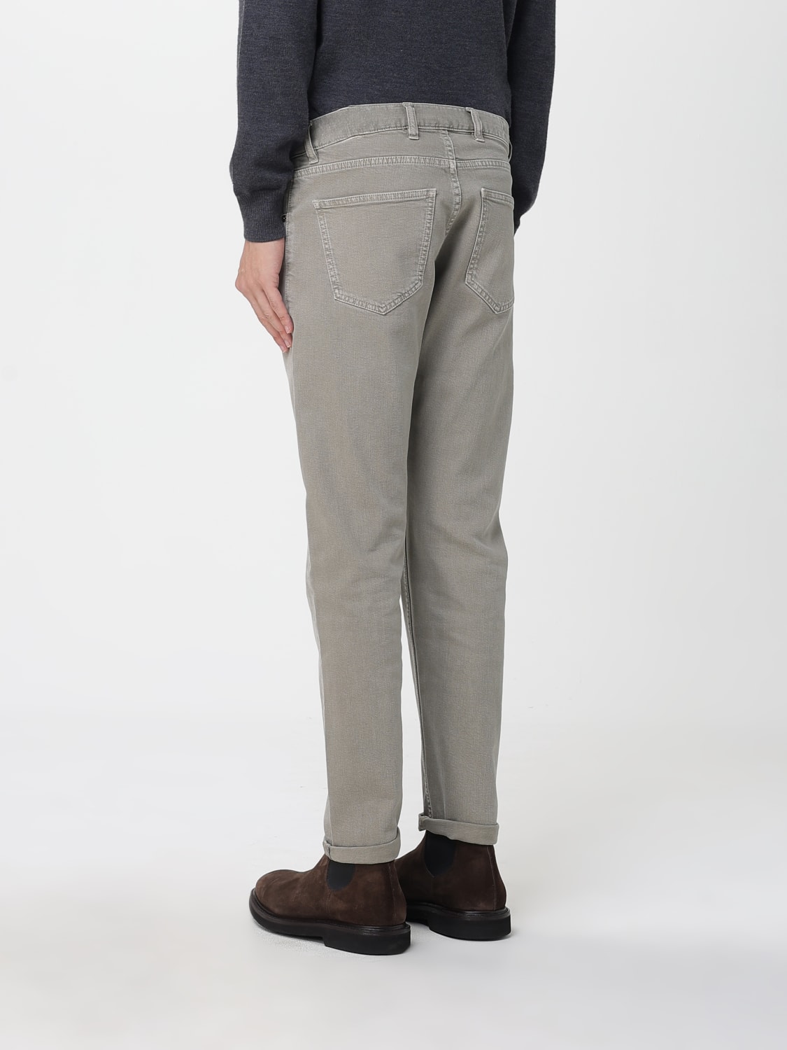 ELEVENTY 牛仔裤: 牛仔裤 男士 Eleventy, 灰色 - Img 2