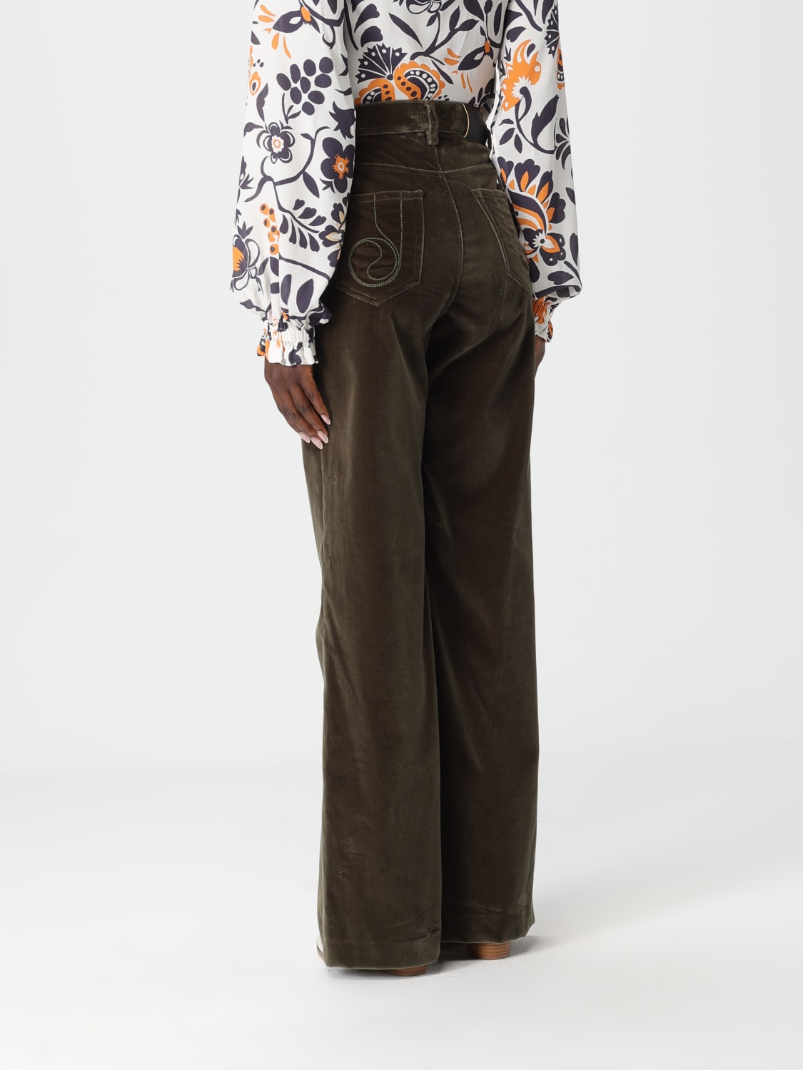 LA DOUBLEJ PANTALON: Pantalon femme La Doublej, Kaki - Img 2